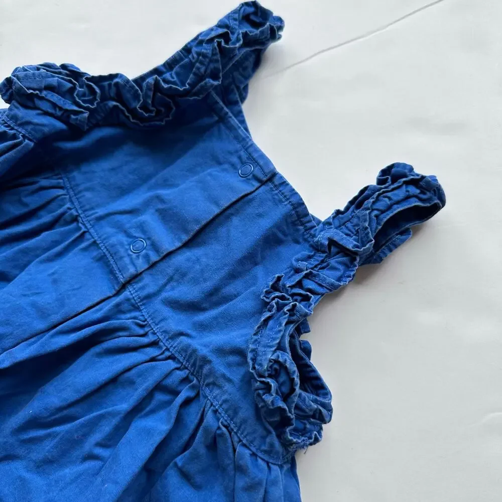 Adorable Gymboree Blue Floral Dress - 18-24 Months